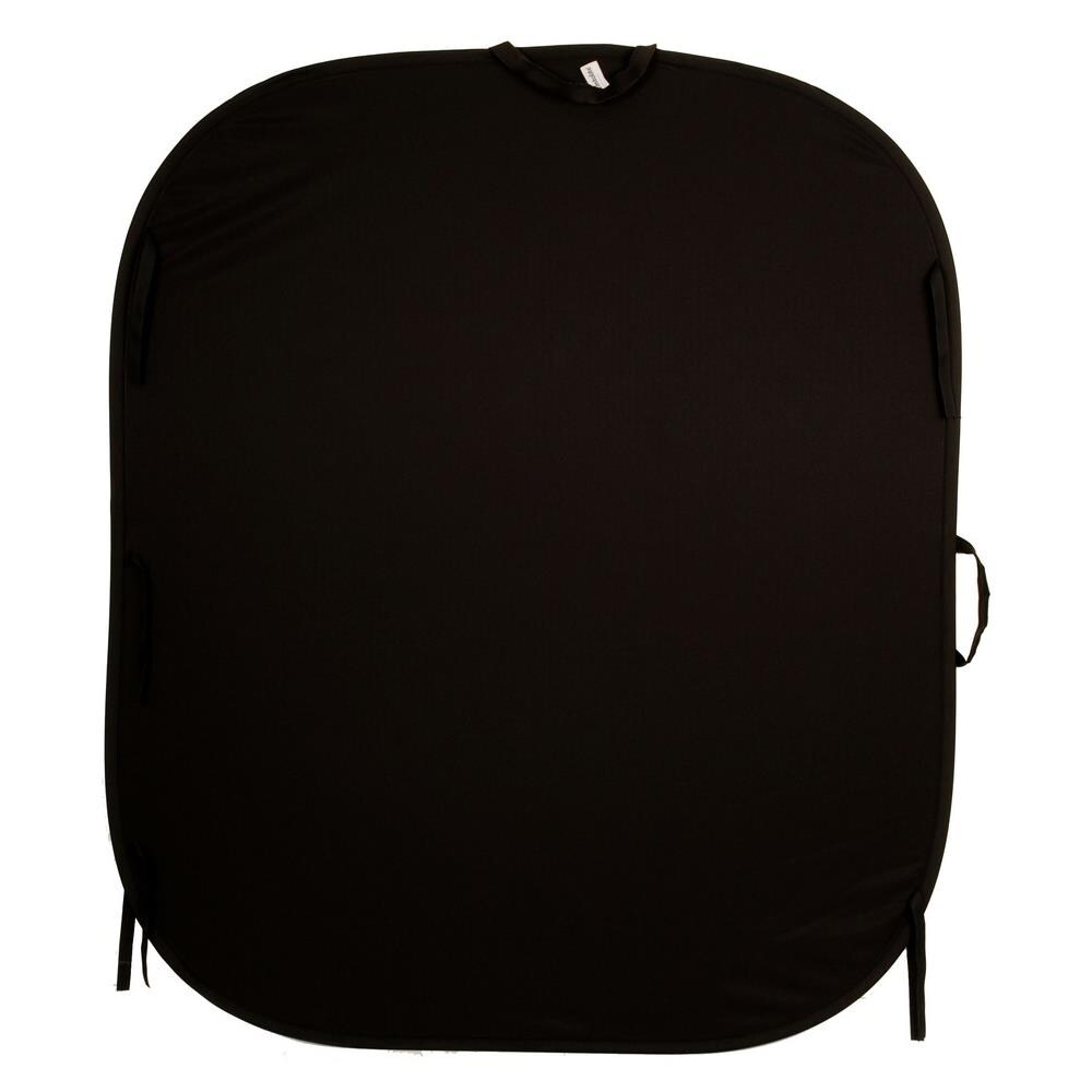 Fondale richiudibile Nero / Grigio medio 150 x 180 cm - Foto 1